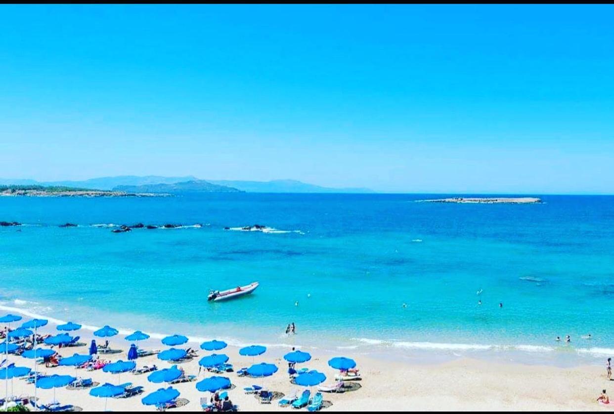 Beachfront Lux Apartments & Gym 4 Chania  Exteriör bild